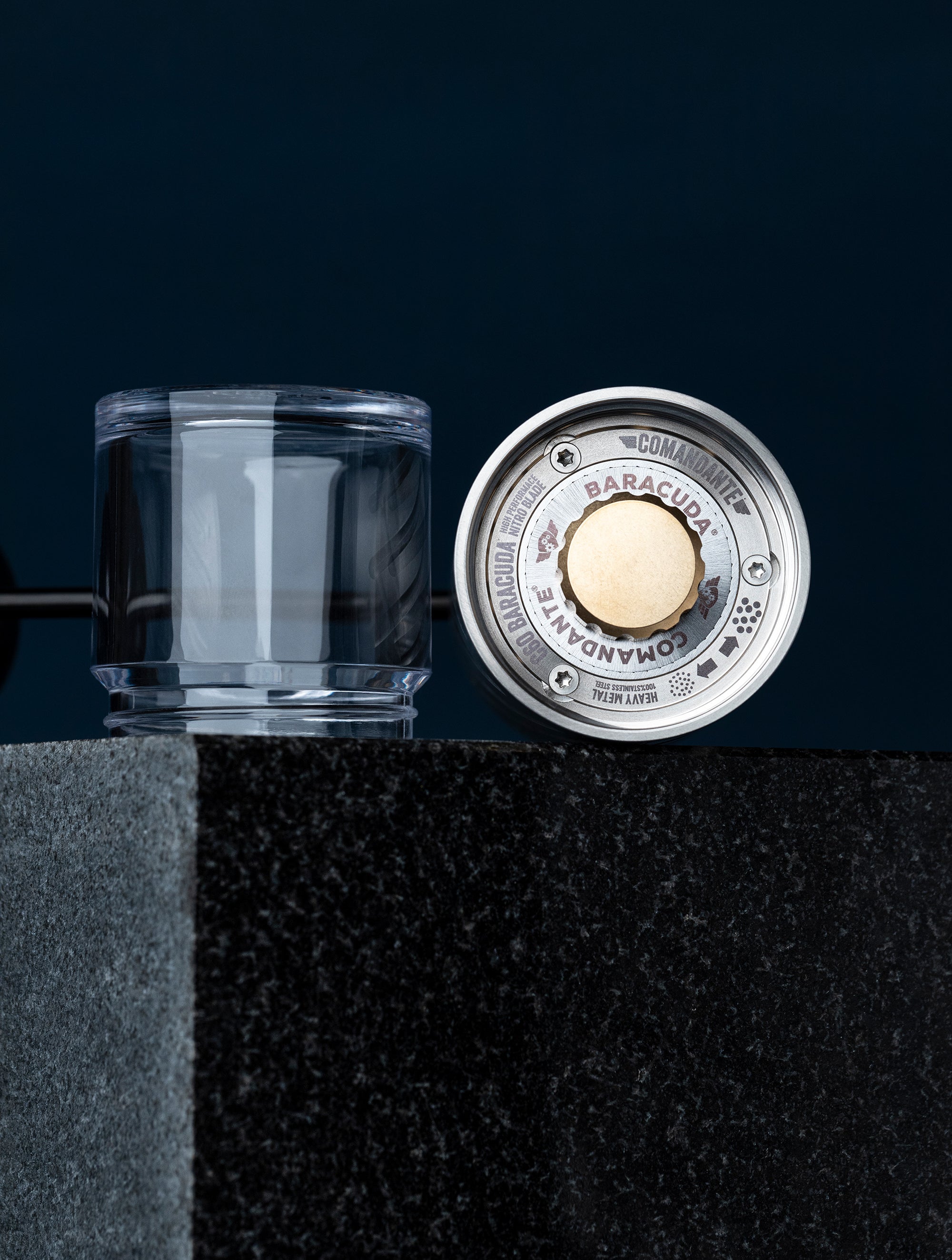 C60 Baracuda Brushed Steel