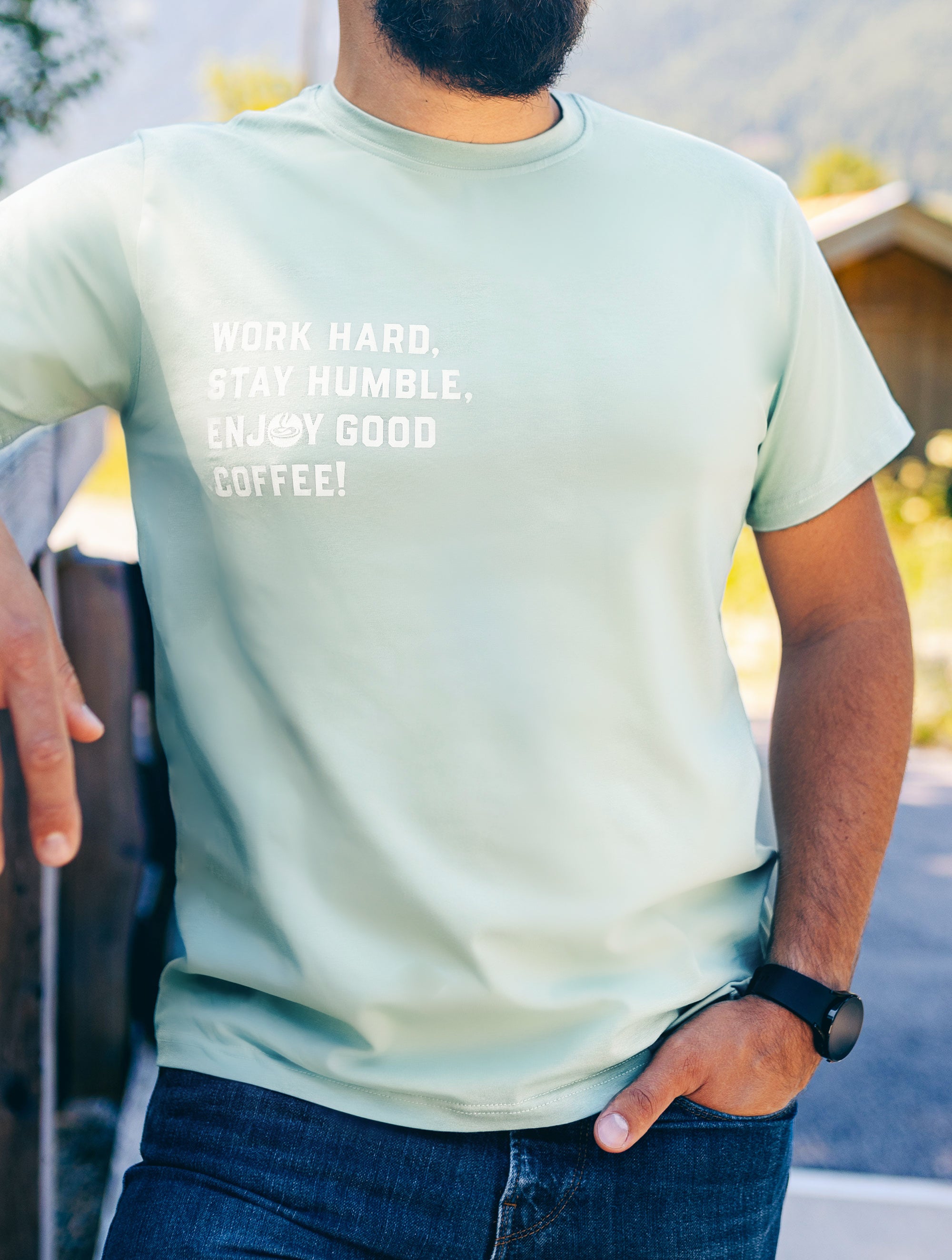 T-Shirt Unisex Jubiläum Work Hard