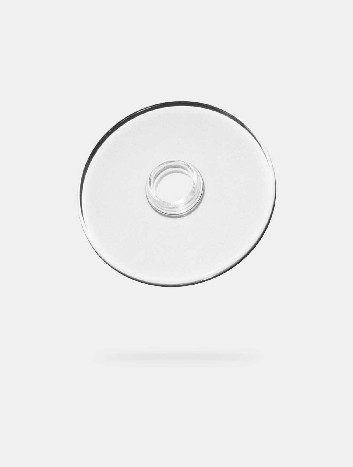 Kurbeldeckel transparent