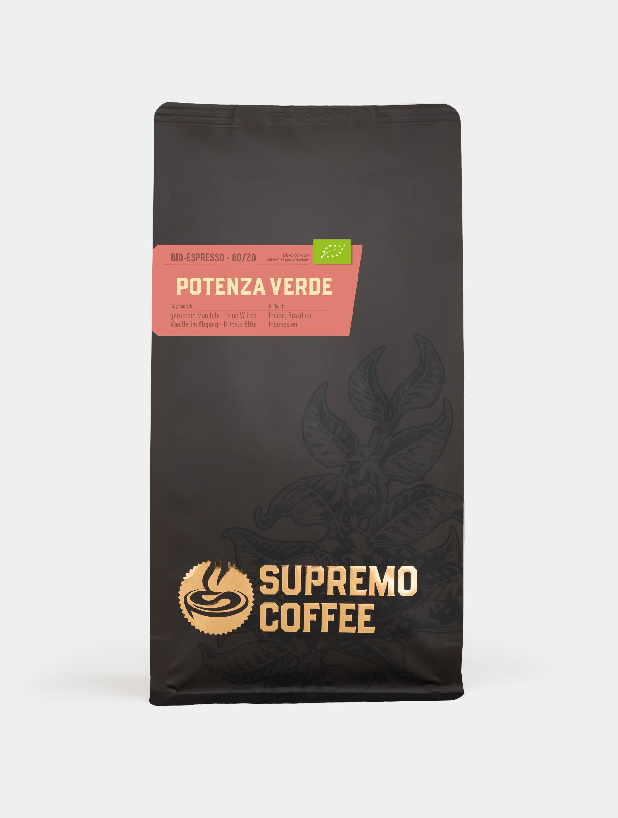 Potenza Verde, Bio-Espresso 80/20 | SUPREMO Coffee