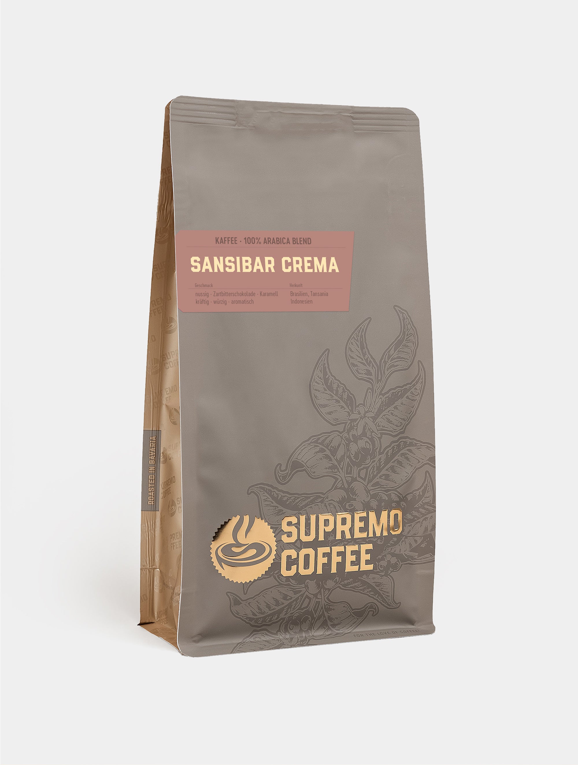 Sansibar Crema, 100% Arabica Blend | SUPREMO Coffee
