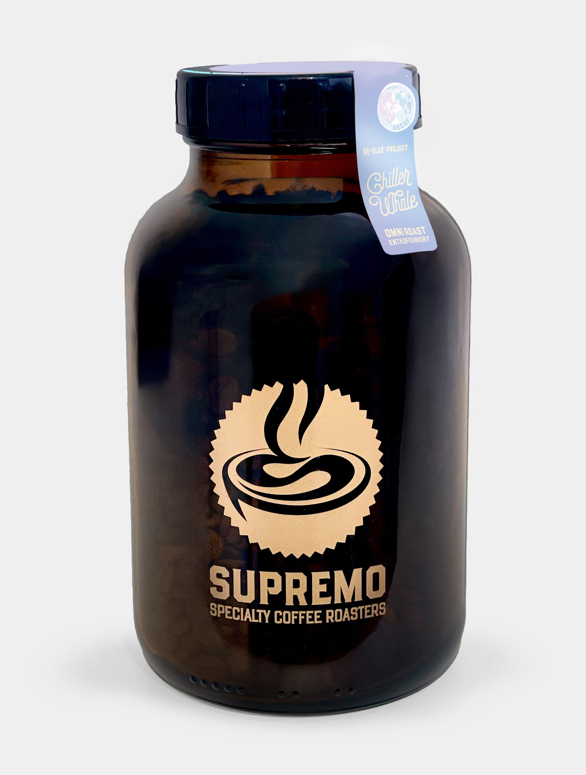 Photo of ESPRESSO 100% ARABICA RE-GLAS CHILLER WHALE (DEKA)