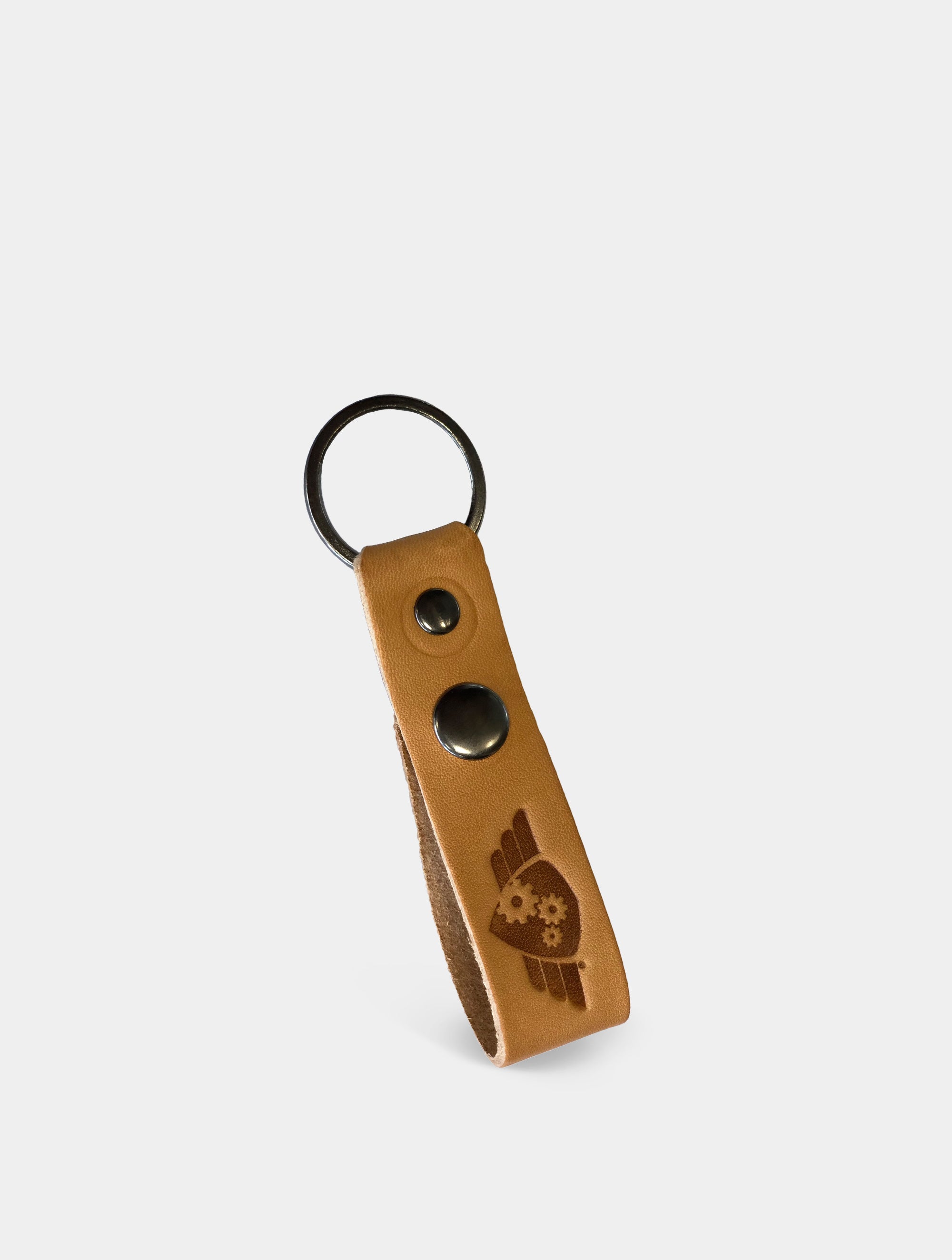 Leather Key Chain Natural