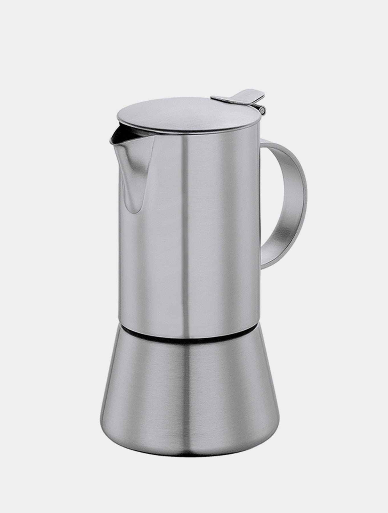 Stovetop Coffeemaker AIDA 6 Cups, satinized