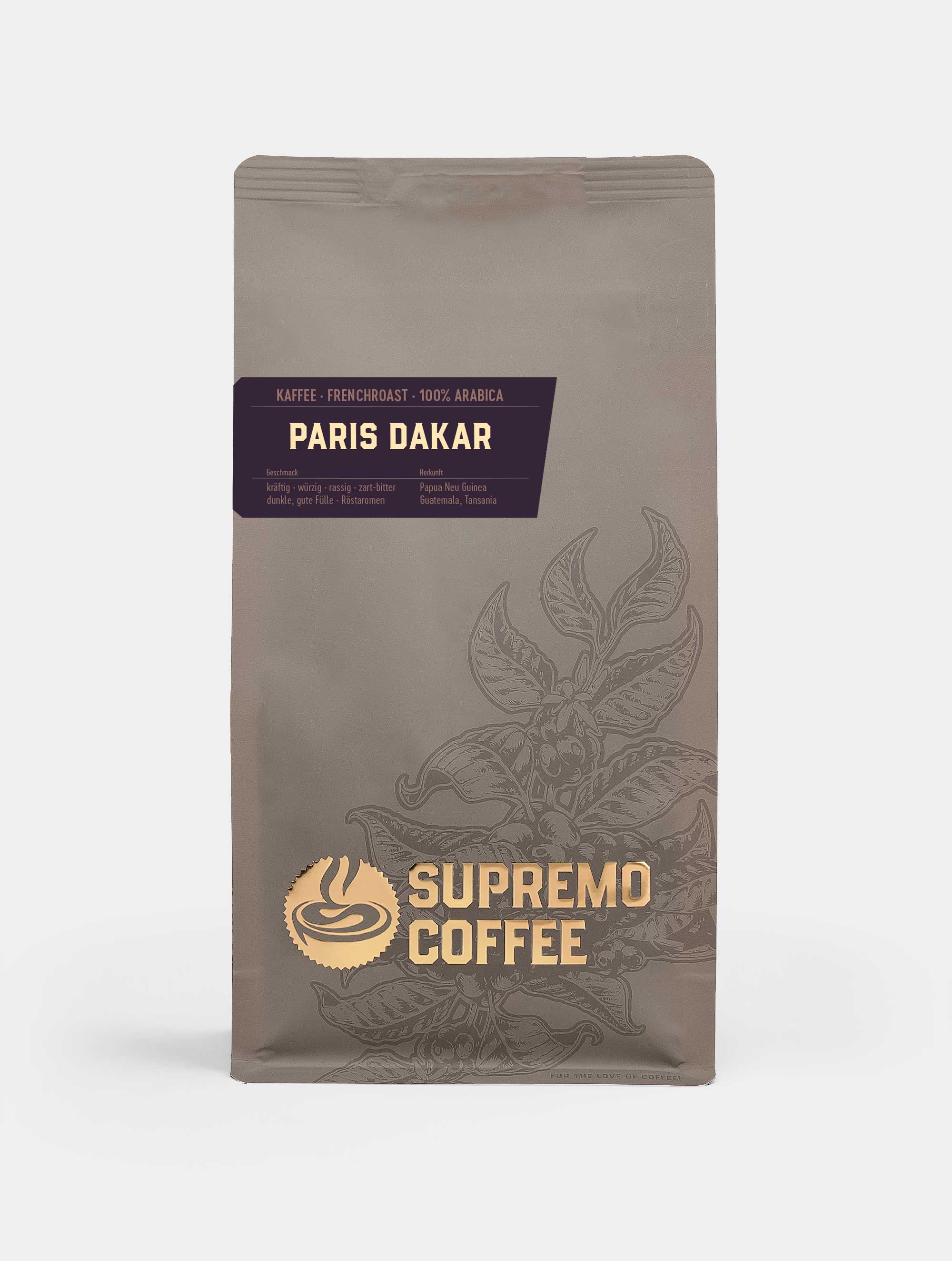 Paris Dakar, 100% Arabica Blend | SUPREMO Coffee
